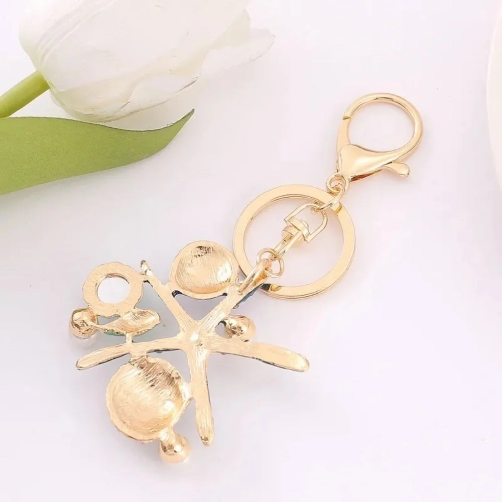 *KERENSA* Gold x Multicolor Fashion Starfish Keychain